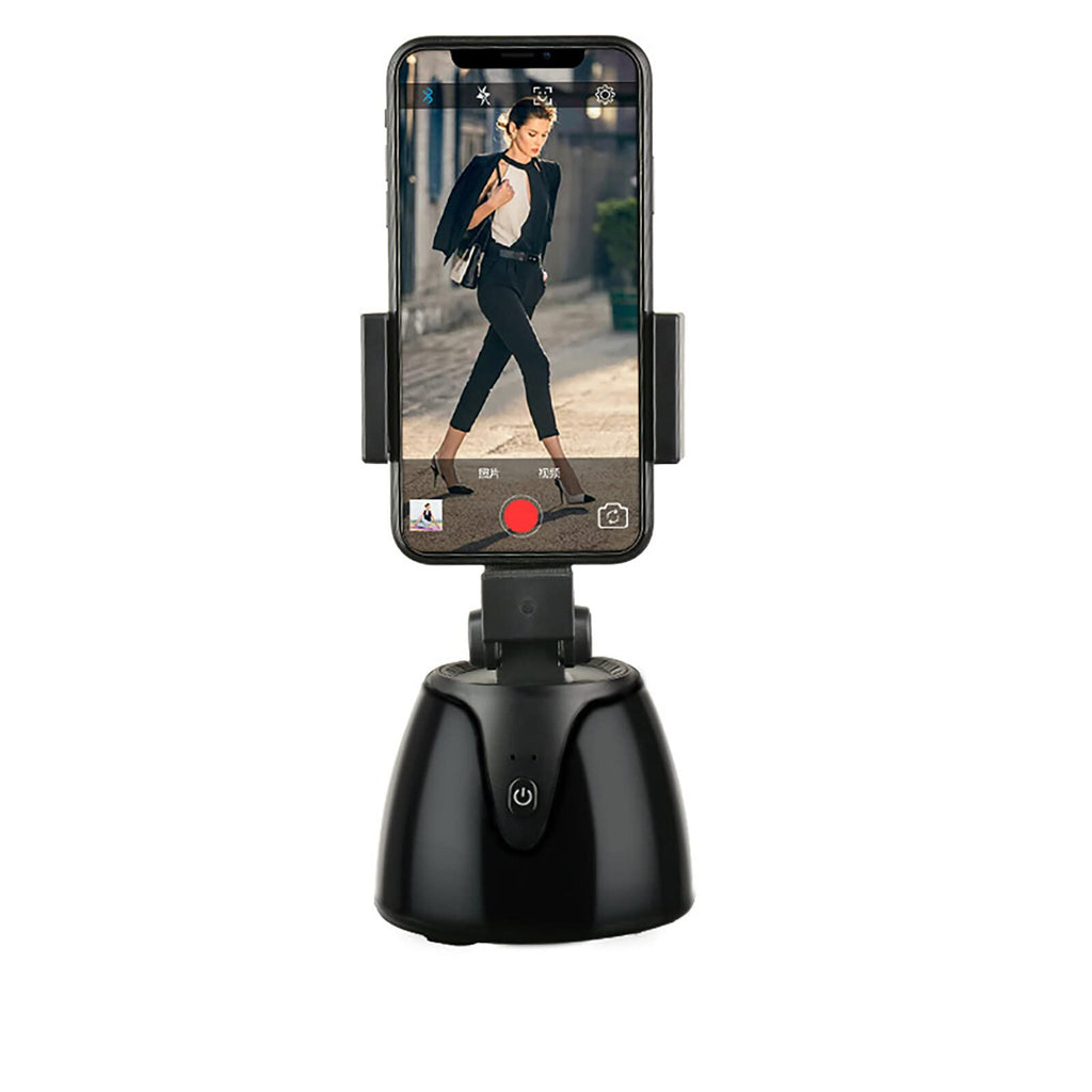Auto Face Tracking Phone Holder Rotation Face Body Phone Tracking Tripod Battery Operated Smart Shooting Mount for Live Vlog Streaming Video for iPhone Android Phone Stabilizer Chat Facetime